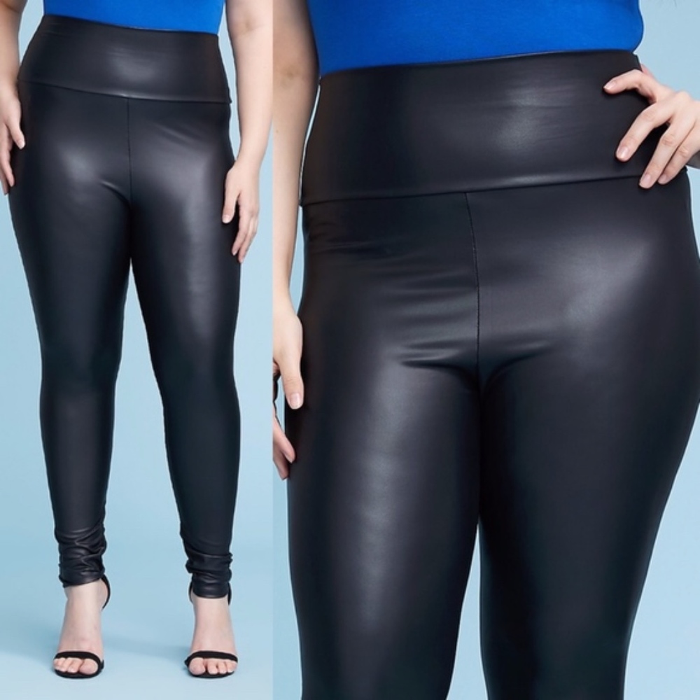 PLUS SIZE Hi Waist Leggings - Picture 4 of 4